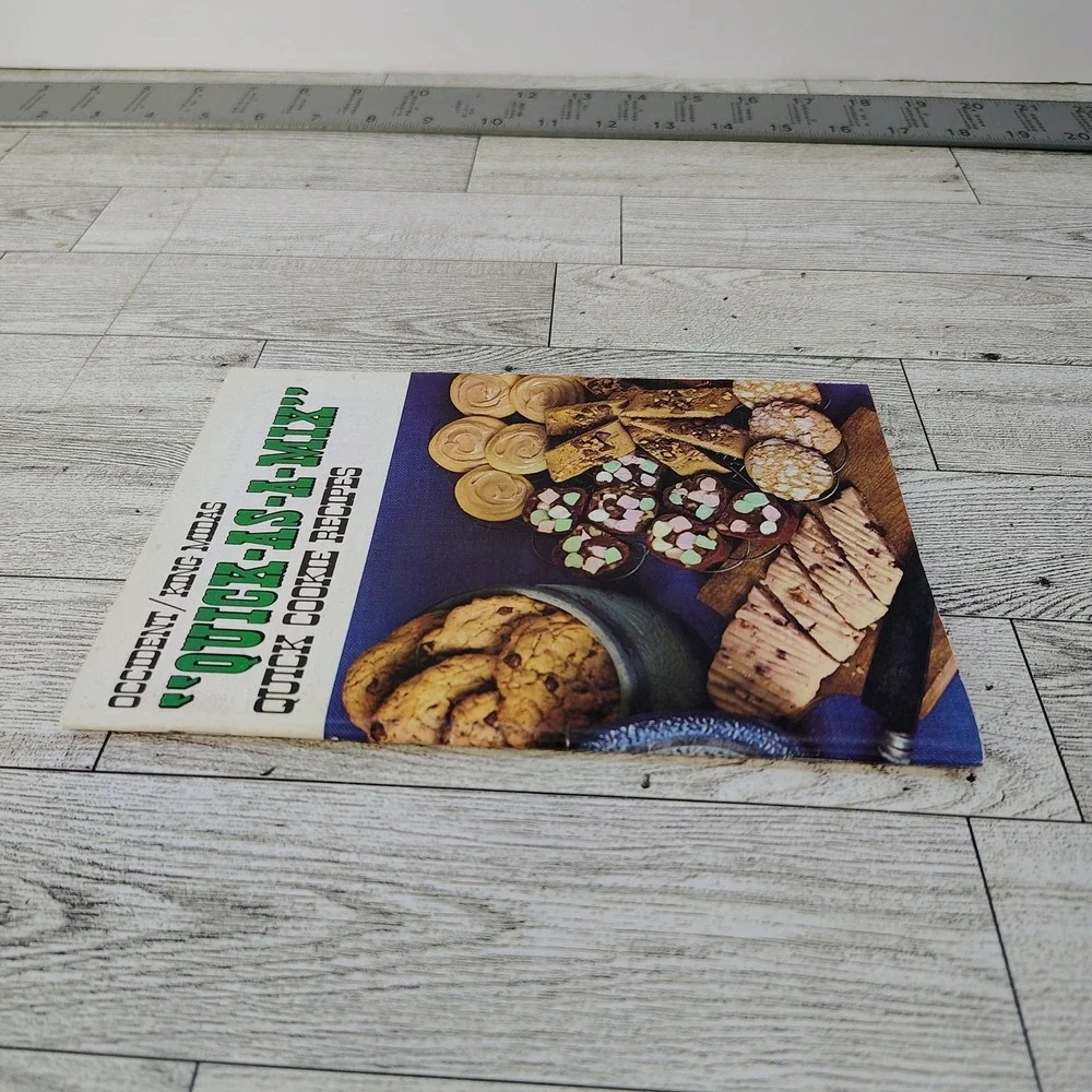 Occident King Midas Quick-As-A-Mix‎ Vtg 1960s Cookbook Booklet Recipes VERY GOOD